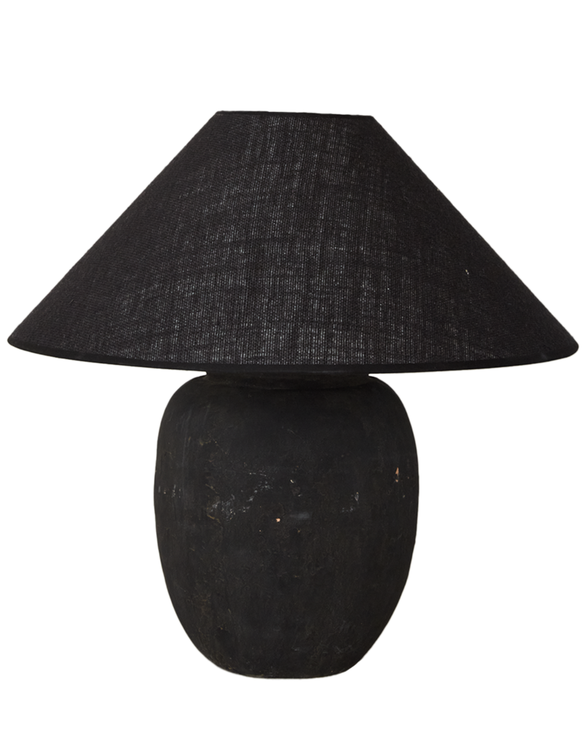 Black stone store lamp