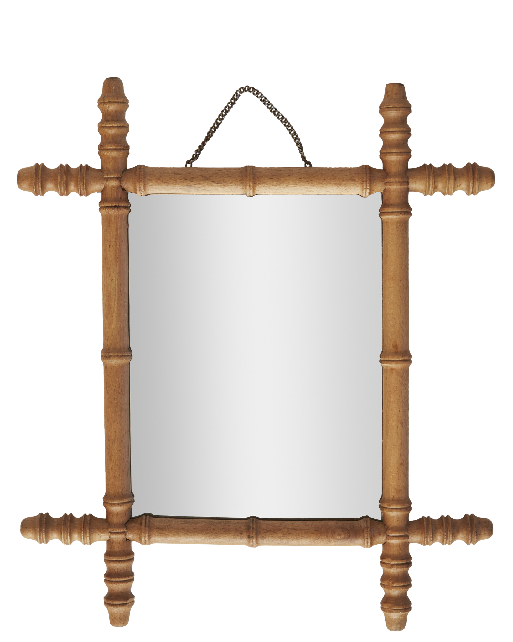 French Bamboo Mirror