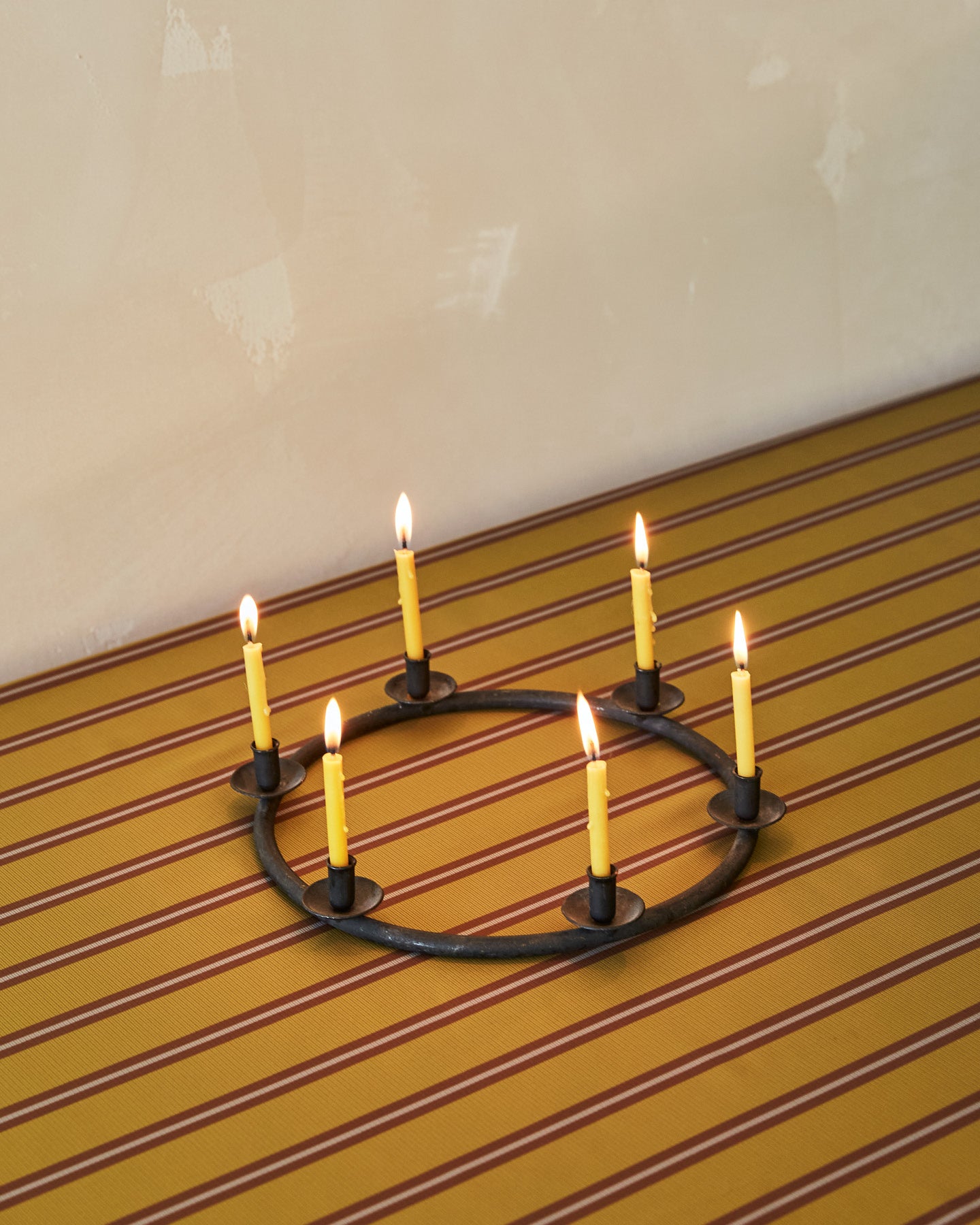 Iron Candle Holder