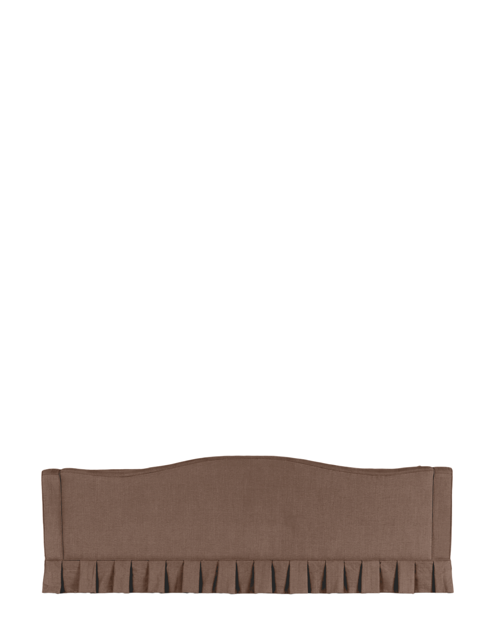 Emie Sofa | Linen Upholstered Sofa in Chocolate Brown | CLO Studios