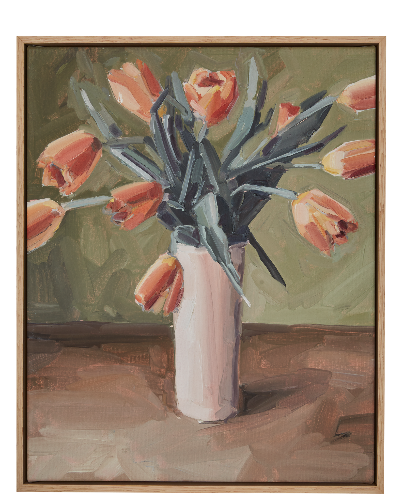 Peach Tulips