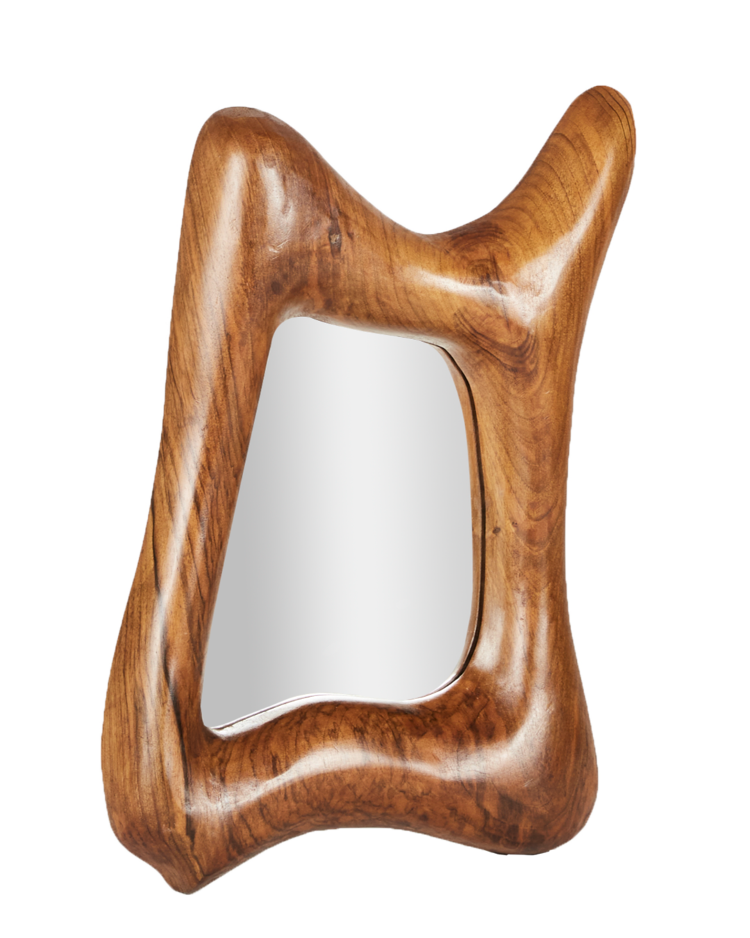 03 Vintage French Walnut Mirror