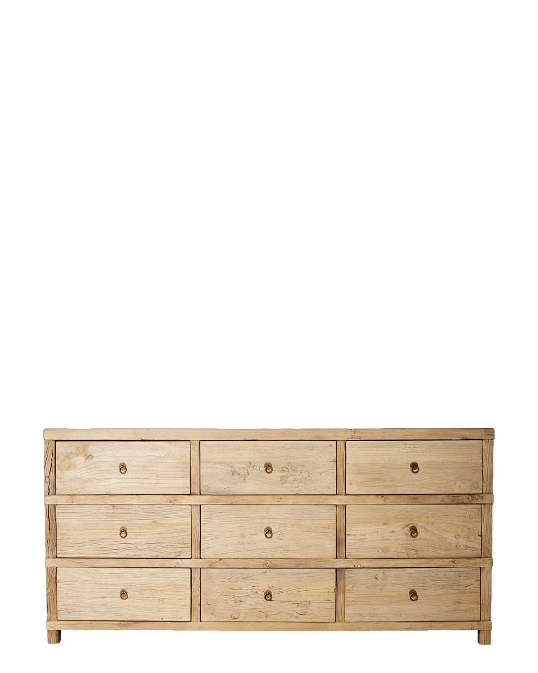 9 Drawer Elm Cabinet